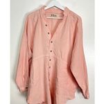 Free People  Summer Daydream Tunic Shirt in Flamingo Size Small Photo 3