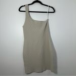 Babaton Aritzia  Sculpt Knit Dress One Shoulder, Ribbed, Women's Size Large Photo 2