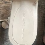 Vera Wang  Women's White Studded Leather Thong Sandals Casual Summer Photo 6