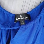 Lulus Blue Long Sleeve Romper Photo 3