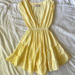 Tiered Dress Yellow Photo 0