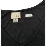 A New Day  Women Size Medium Black Top Shirt Sleeveless 22-978 Photo 3