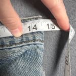 Levi's Vtg  950 Relaxed Fit Tapered Leg Jeans Womens 11 JR Light Wash Stained Photo 8