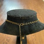 JOYFOLIE Elegant Brass Statement Necklace with Crystal Pendants Brown Photo 3