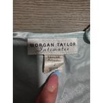 Vintage Morgan Taylor Intimates Blue Satin Cami Top Adjustable Straps size Large Photo 1
