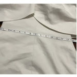 Likely  Dress Women 4 White Strapless Ruffle‎ Overlay Bodycon Sheath Midi Slit Photo 8