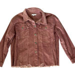 BLAKELEY Women's Dusty Pink Corduroy Jacket XL Mid Photo 0