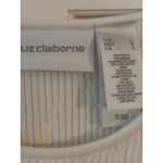 Liz Claiborne  Cable Knit Sleeveless Top Women's L Ivory Vest‎ Tank Photo 2
