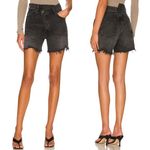 AGOLDE Women's Criss Cross Raw Hem Short Size 24 Hitchhike Photo 1