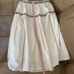 NWOT Banjanan Antonia Skirt Srinagar Embroidered White. MSRP $345. Size L White Size L Photo 15