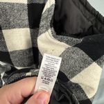 Maurice's Black White Buffalo Plaid w/Gray Puffy Vest Plus Size 3X Full Zip Photo 6