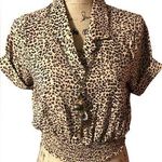 Nordstrom s Animal Print Crop NWOT Top🌺 Photo 0