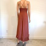 Free People  One medium Adella crochet lace maxi slip dress D2 3101 Photo 3