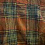 Madewell Womens Juniors M Crop Cropped Plaid Fall Wool Blend Top Shirt Brown Photo 3