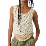 Free People Silas cowl neck sleeveless top open back Medium Photo 0