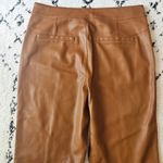 Free People Free‎ People Uptown High Waist Faux Leather Flare Pants in Brown Sz 12 Photo 12
