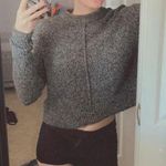 TJ Maxx Gray Cropped Pullover Sweater  Photo 0