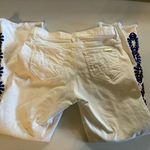 Lilly Pulitzer Jeans Womens 8 Embroidered South Ocean Crop Flare White Floral Photo 4