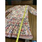 Raga victoria Floral Lined Long Sleeve Drop Waist Maxi Dress Multicolor M Photo 3