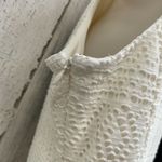 Guess Dress Womens Small Cream Crochet Lined Polyester Zip Front Detail Photo 2