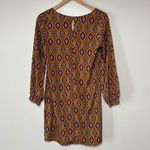 Peaches & Cream Orange Multi Color Aztec Print Light Weight Spring Mini Dress S Photo 5