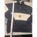 Brandy Melville John Galt USA Flag Quarter Zip Sweatshirt 1/4 zip Women one size Photo 1