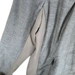 Nic+Zoe Gray Tan Lightweight Full Zip Linen Cotton Blend Bomber Jacket Size L Photo 8
