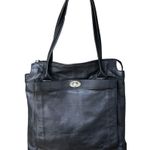 Banana Republic  Leighton Black Leather Tote Shoulder Bag Photo 4
