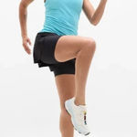 Athleta New L Momentum Seamless Tank Aqua Blue Large Photo 0