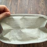 Lululemon White and Gray Small Reusable Bag Photo 4