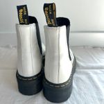 Dr. Martens  2976‎ Quad Platform Chelsea Boots White Leather Women's US 7 EU 38 Photo 2