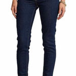 Ralph Lauren Polo  Tompkins Mid Rise Skinny Jeans Dark Blue Size 30 Photo 0