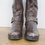 Gentle Souls Kenneth Cole Leather Side Zip Moto Fashion Boots Size 7M Photo 7