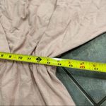 Free People Beach Santa Maria Mini Dress Women's SMALL Light Pink Boho Preppy Tan Photo 8