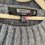 Missguided Grey Crew Neck wide Sleeve Sweater Size 2/4 Photo 1