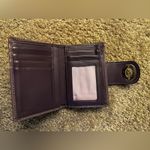 Coach  Wallet Womens Small Purple Signature Canvas Leather Photo 7