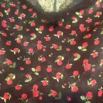 Mi Ami off the shoulder lace Rose slip dress size small Red Photo 2