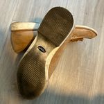 Dr. Shields Black Suede Flat Shoes, Women's Size 11 Tan Photo 3