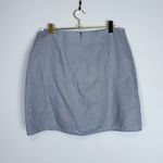 Aritzia Wilfred Parthenon Linen Mini Skirt Wrap Side Tie Gray Size 8 Photo 9