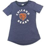 NFL Team Apparel NFL Chicago Bears Women's Roundabout Short Sleeve T-Shirt Navy, Large Photo 1