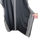 NWT Gypsie Blu Kaftan House Dress Beach MuMu OS Fits Most Black White Aztec Long Photo 3