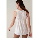Athleta  Air Out Cinch Tank in magnolia white Women’s Sz Small NWT Photo 2