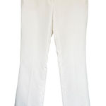 ZARA  White Trouser Pants Business‎ Casual Career Dressy Bootcut Size S Photo 0
