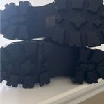 No Comment Elegant White Combat Boots with Black Accents Photo 2