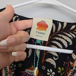 Farm Rio  Classic Garden Black Mirror Trim Blouse Photo 6