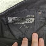 joe's jeans  The Icon Mid‎ Rise Skinny Ankle Black Distressed Ripped Womens 29 Photo 10