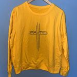 Faith slightly cropped sweatshirt Gold Size XXL Photo 0