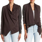 BLANK NYC  Private‎ Practice Mixed Media Drape Jacket Photo 1