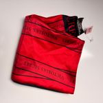 Victoria's Secret Red and Black Logo Fashion Statement Scarf NWT Photo 4