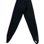 Vintage Kaelin Schoeller Stirrup Stretch Snow Ski Pants Black Wool Blend Size 6 Photo 4